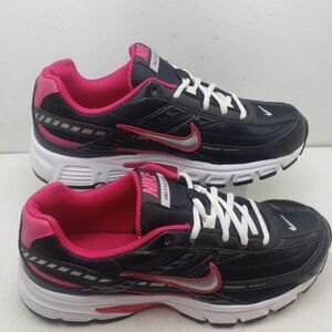 Nike Initiator 394053-003 Women Black And Pink Running Shoes Size 10